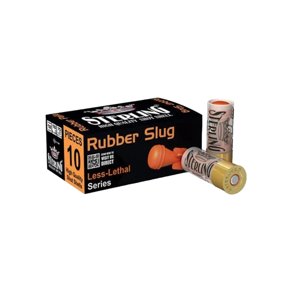 STERLİNG 12 CAL RUBBER TEK KURŞUN KAUÇUK KOLİ BAZLI AV FİŞEKLERİ